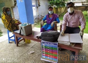 सिरहाको भगवानपुर गाउँ पालिकामा मासिक खोप सेवा संचालन