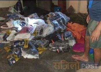 सिरहाको आभेनगरको अस्थाई सशस्त्रको प्रहरीद्धरा अबैध सम्मान बरामत