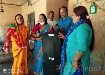 राहत अभियान्ता मस जोडीले रामजानकी मन्दिरमा भजन कृतनको गर्न डिजे साउनड सिस्ट गरे सहयोग