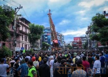 रातो मच्छिन्द्रनाथको रथ तान्ने क्रममा झडप,ढुंगामुडा र अश्रु ग्यास प्रहार