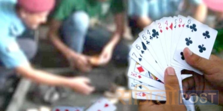 महोत्तरीको जलेश्वरमा जुवाको खालबाट ६ जुवाडे पक्राउ