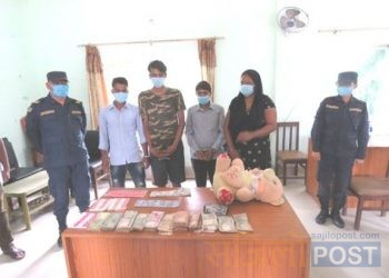 सप्तरी : चोरी भएको समान सहित चारजना पक्राउ