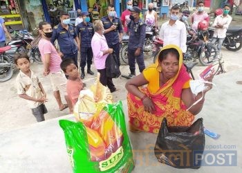 जिबन ज्योति समाज लहान द्धारा यौनिक लैङ्गिक अल्पसंख्यक समुदायलाई राहत