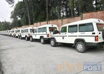 महात्मा गान्धीको जन्मजयन्तीमा भारतीय दूतावासद्वारा नेपाललाई ४१ वटा एम्बुलेन्स र ६ वटा बस उपहार