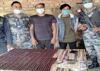 महोत्तरीबाट ठूलो परिमाणमा लागुऔषधसहित दुई युवक पक्राउ