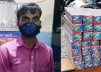 सुनसरीको इटहरी बाट पटाकासहित २ जना पक्राउ