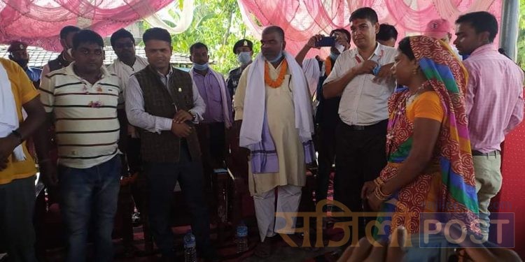 सिरहाको कल्याणपुर नगरपालिकामा ग्लोबल आईएमई बैंकको शाखा रहित बैकिंग सेवा उदघाटन