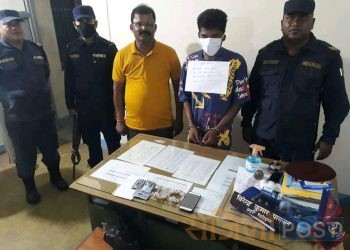 बोदे बरसाईनबाट फेरी लागुऔषधसहित एक जना पक्राउ