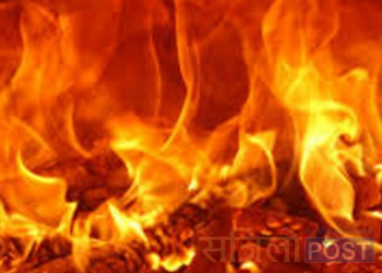 लहानको कवाडी गोदाममा आगलागी, करिव २५ लाख बराबरको क्षति