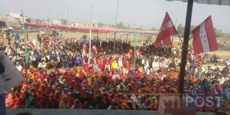 संसद विघटन गरेको विरोधमा प्रदेश २ का ३२ वटै निर्वाचन क्षेत्रमा नेपाली कांग्रेस द्वारा सोमबार बिरोध प्रदर्शन