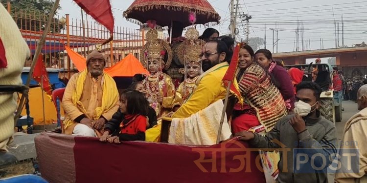 यस्तो छ जनकपुरधाममा विवाहपञ्चमीको रौनक (फोटो फिचर)