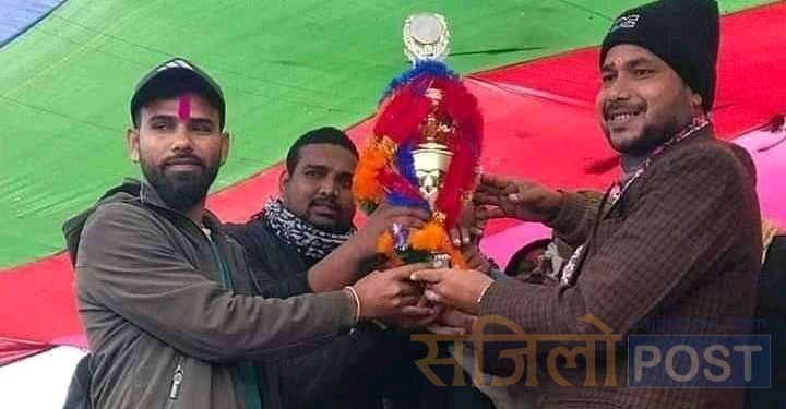 बलानबिहुलमा मेयर कप क्रिकेटमा बोदेबरसाईन विजयी