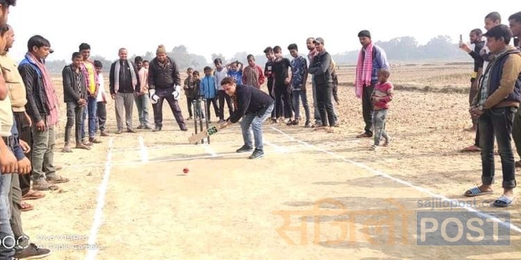 सप्तरीको बोदे बर्साईन नगरपालिका वार्ड न०८ रजपट्टिमा आज प्रथम टि-20 क्रिकेट खेलको उद्घाटन