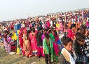 अत्यधिक चिसोमा पनि चिसोको प्रवाह नगरी पुषी पुर्णिमा मा कोशी स्नान गर्नेहरुको घुइँचो