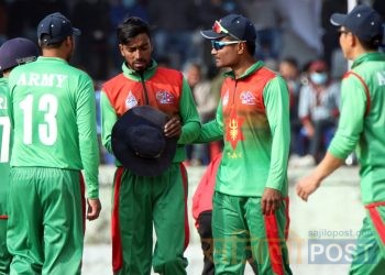 एपीएफलाई ३३ रनले पराजित गर्दै प्रधानमन्त्री कप क्रिकेटको उपाधि आर्मीले जित्यो