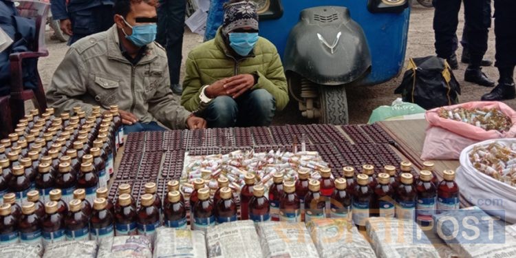 वीरगञ्जबाट लागूऔषध सहित दुईजना पक्राउ