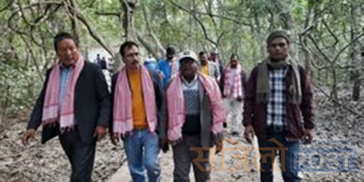 प्रदेश नम्बर २ को समाजिक बिकास मन्त्री नबल किशोर साहद्वारा  सिरहाको पर्यटक स्थलहरुको भर्मण