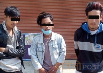 सप्तरीबाट लागूऔषधसहित तीनजना पक्राउ