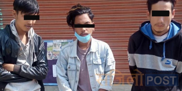 सप्तरीबाट लागूऔषधसहित तीनजना पक्राउ