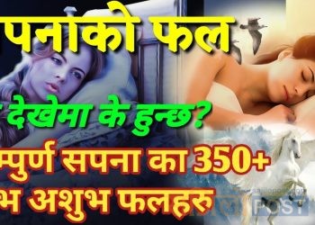 कस्तो सपनाको अर्थ के ?  यी ६५ सपनाले दिन्छन् यस्तो फल
