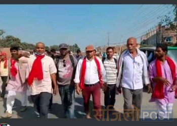 जनमत पार्टी नगर समिति सप्तरीले बोदे बर्साईनमा फाल्गुन २२ गते विशाल आम सभाको आयोजनाको तयारी