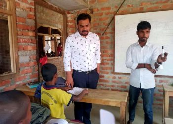 सप्तरीको बोदे बर्साईनमा नगर शिक्षा समिति बोदे बर्साईन द्वारा विद्यालय अनुगमन