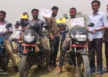 सप्तरीको बोदे बर्साईनका युवाहरुको पहलमा, प्रथम स्लो बाईक राईड प्रतियोगिता सम्पन्न
