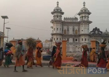 मिथिलाञ्चलको १५ दिने मध्यमा परिक्रमा आज(शनिबार) जनकपुरधाममा,भोली अन्तरगृह परिक्रमा