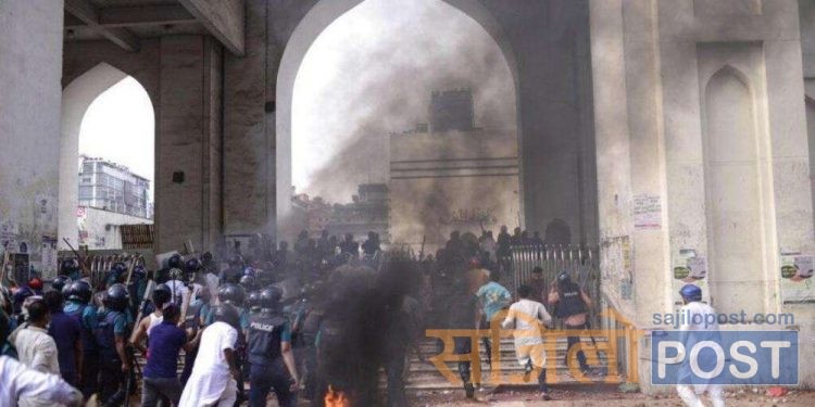 भारतीय प्रधानमन्त्री नरेन्द्र मोदीको बंगलादेश भ्रमणको तीव्र बिरोध र प्रदर्शन, कम्तिमा ४ जनाको मृत्यु