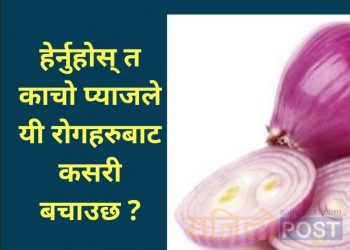 हेर्नुहोस् त काचो प्याजले यी रोगहरुबाट कसरी बचाउछ ?काचो प्याज खानुको फाईदै फाईदा