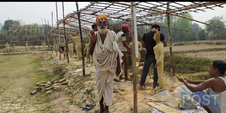 सिरहाको बरियारपट्टि गाउँ पालिका १ नरगीमा सिताराम बिष्णु महायज्ञ हुने