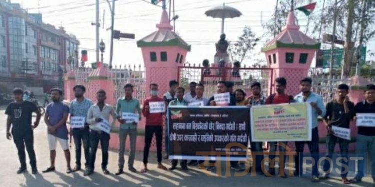 नेपाल मानव अधिकार तथा शान्ति  समाजको कार्यक्रम लहानमा सम्पन्न