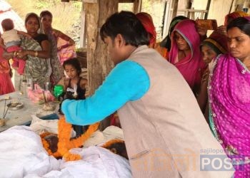 धनुषामा श्रीमान वितेको १० मिनेट नवित्दै श्रीमती पनि निधन