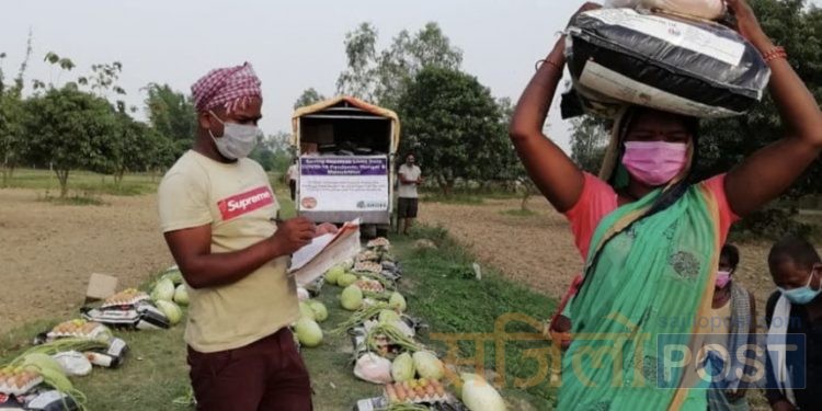 सिरहा गोलबजारका विपन्न परिवारलाई राहत प्रदान