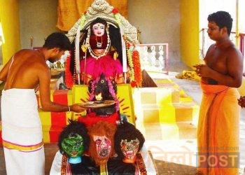 ‘कोरोना देवी’ को पूजा हुँदै