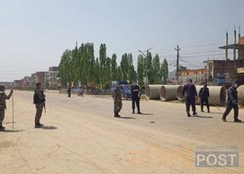 सिरहामा निषेधाज्ञाको पहिलो दिन सुनसान सिरहा