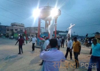 सप्तरीको बोदे बर्साईन नगरपालिकामा पनि राष्ट्रपति र प्रधानमन्त्रीको पुतला दहन