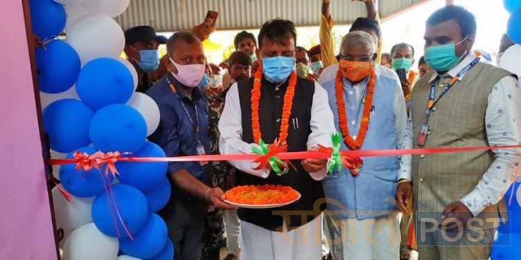 जनकपुरमा अक्सिजन प्लान्टको स्थापना,मुख्यमन्त्री लालबाबु राउतले गरे उद्घाटन