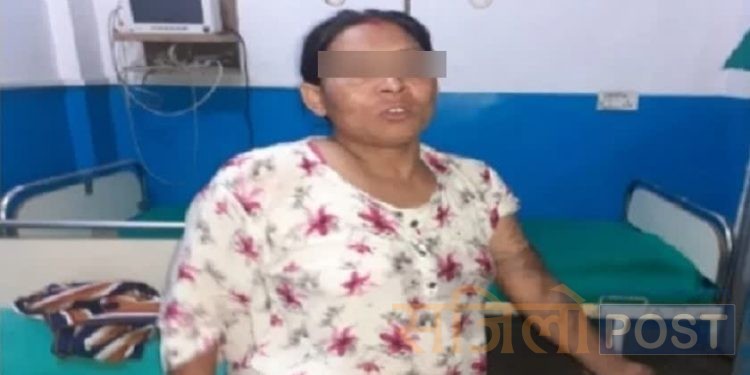 रौतहटमा घरायसी विवादका कारण श्रीमानले गरे श्रीमतीमाथि तेजाव प्रहार