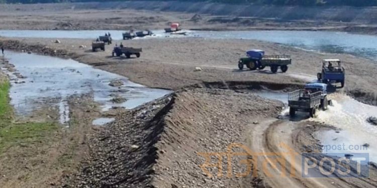 ढुंगा, गिट्टी, बालुवा निर्यात गर्ने केन्द्र सरकारको नीतिलाई प्रदेश सरकारको ‘काउन्टर’