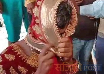 युवक केटीको पहिरन लगाएर गर्लफ्रेन्डको विवाहमण्डपमा पुगेपछि…