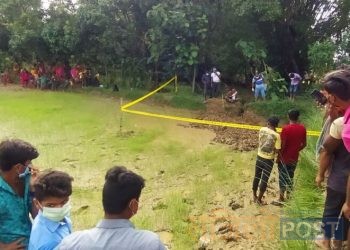महोत्तरीमा खेतमा पुरिएको अवस्थामा महिलाको शव फेला,शव सुजिताको रहेको आशंका