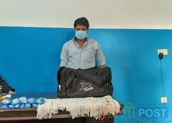 वीरगञ्‍जबाट ५ किलो चाँदीका गरगहनासहित सप्तरीका एकजना पक्राउ