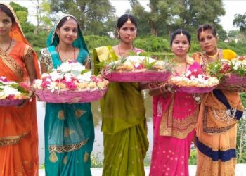 मिथिलाञ्चलमा नवविवाहित मिथिलानीले मनाउने मधुश्रावणी पर्व शुरु