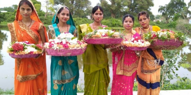 मिथिलाञ्चलमा नवविवाहित मिथिलानीले मनाउने मधुश्रावणी पर्व शुरु