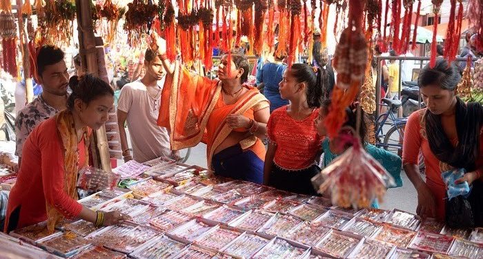 प्रदेश २ सहित मिथिलाञ्चलमा राखी पर्वको रौनक