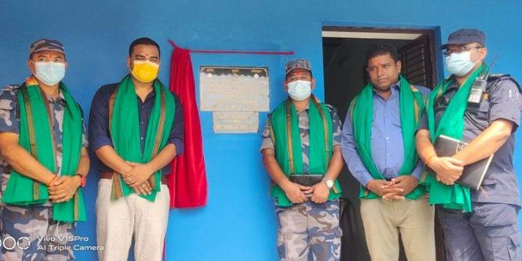 सप्तरीमा सशस्त्र प्रहरी बल नेपाल बिओपि सुभरनपट्टीको उद्घाटन