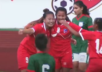 बंगलादेशविरुद्ध नेपाल २-१ ले विजयी