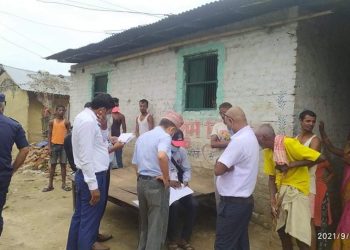 सप्तरीको बोदे बर्साइन नगरपालिका वडा नम्बर ४ र ७ मा सिडियो गौतमले गरे सुपरिवेक्षकको काज अनुगमन