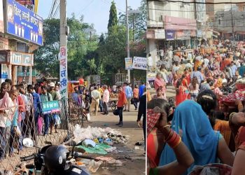 जनकपुरधामको राजदेवी मन्दिर सप्तरीको छिन्नमस्ता भगवती लगायतको शक्तिपीठहरुमा खोइँच भर्ने र लडुडु चढाउने श्रद्धालु भक्तजनको घुइँचो (हेर्नुहोस तस्वीरमा)